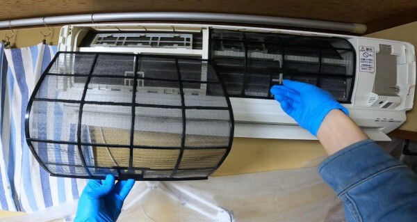 エアコンのフィルター