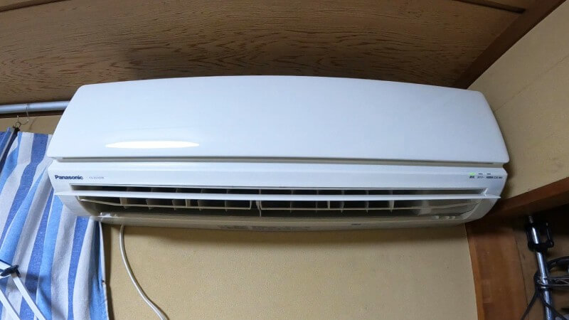 洗ったエアコン