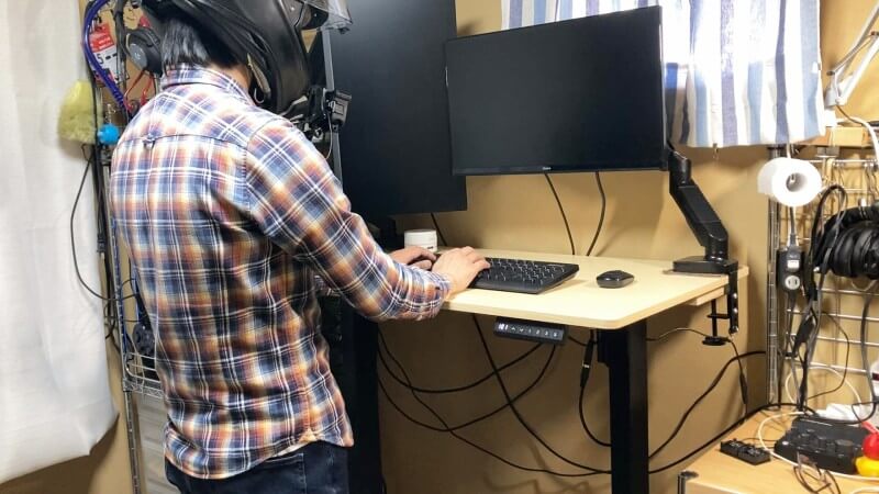 高さ101cmにしたAsmix