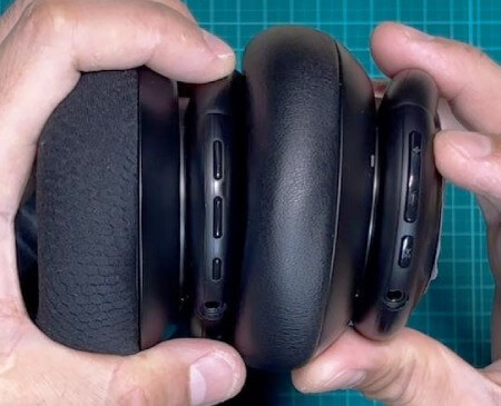 Soundcore Q30iの音量ボタン